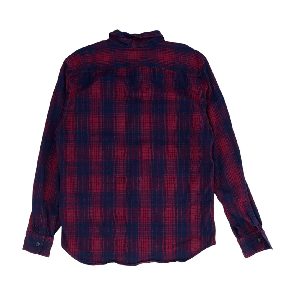 Red Plaid Flannel Button Down - Image 2
