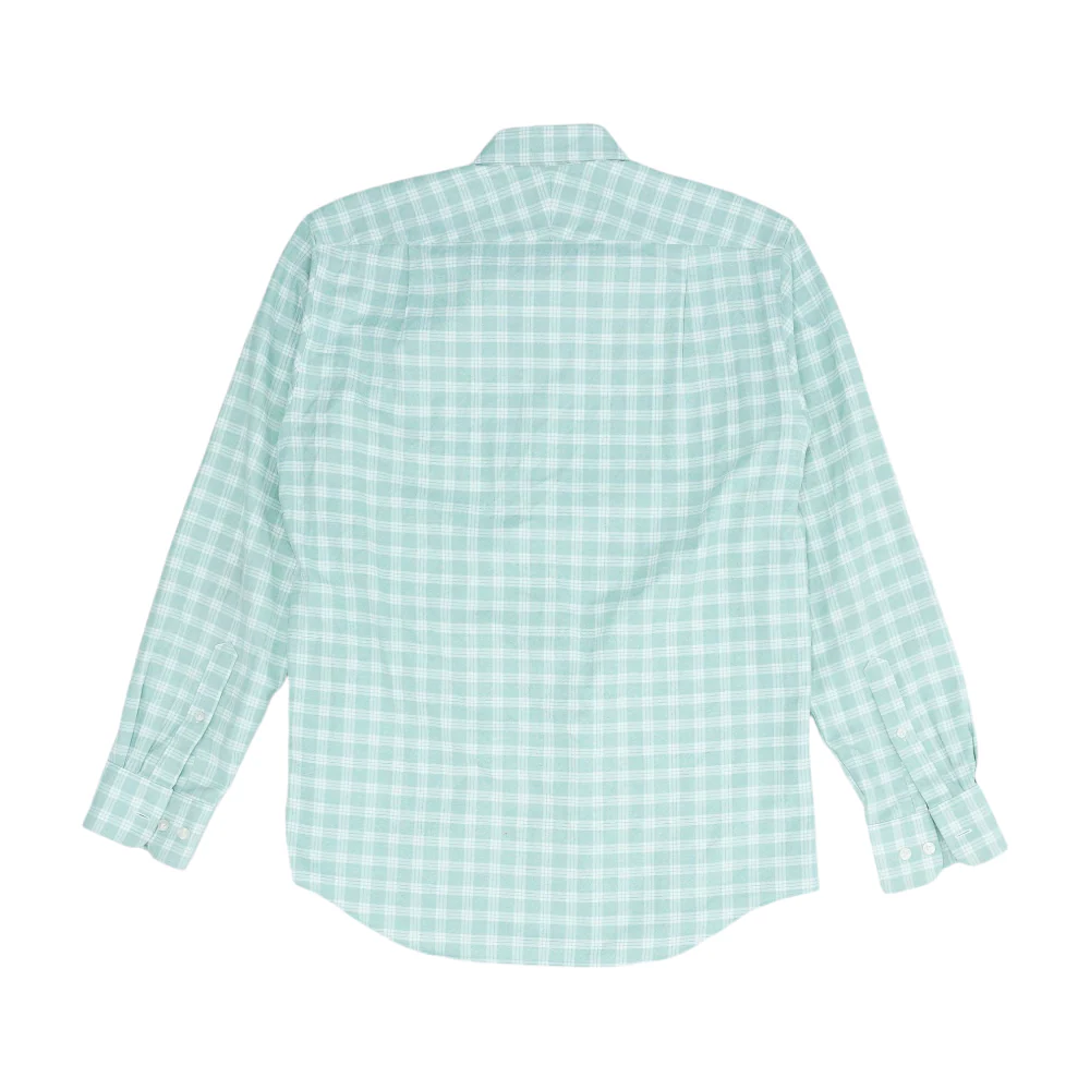 Green Check Flannel Button Down - Image 2