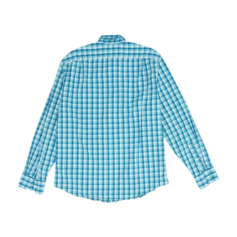 Blue Check Long Sleeve Button Down - Image 2