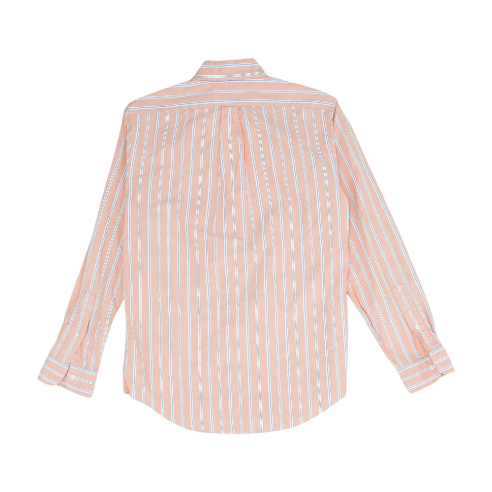 Peach Striped Long Sleeve Button Down - Image 2
