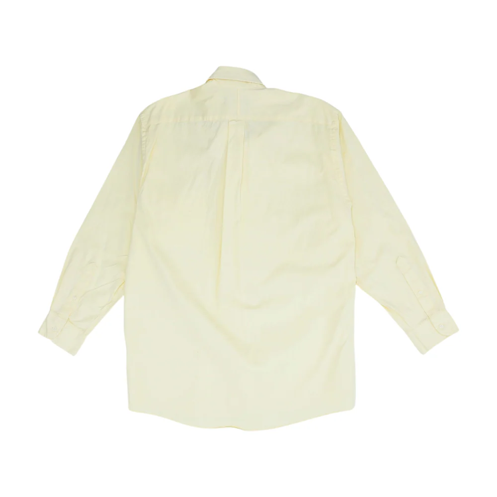 Yellow Solid Long Sleeve Button Down - Image 2