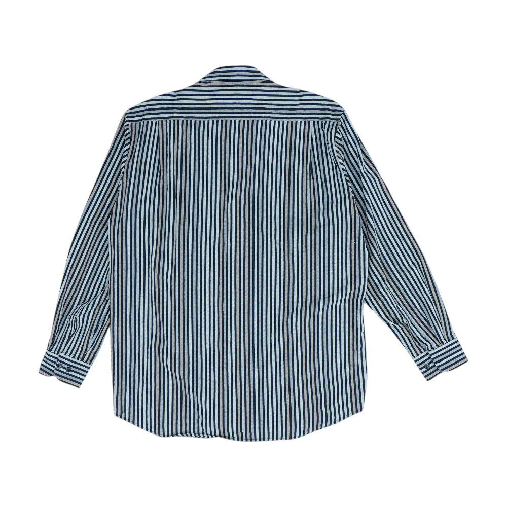 Gray Striped Long Sleeve Button Down - Image 2