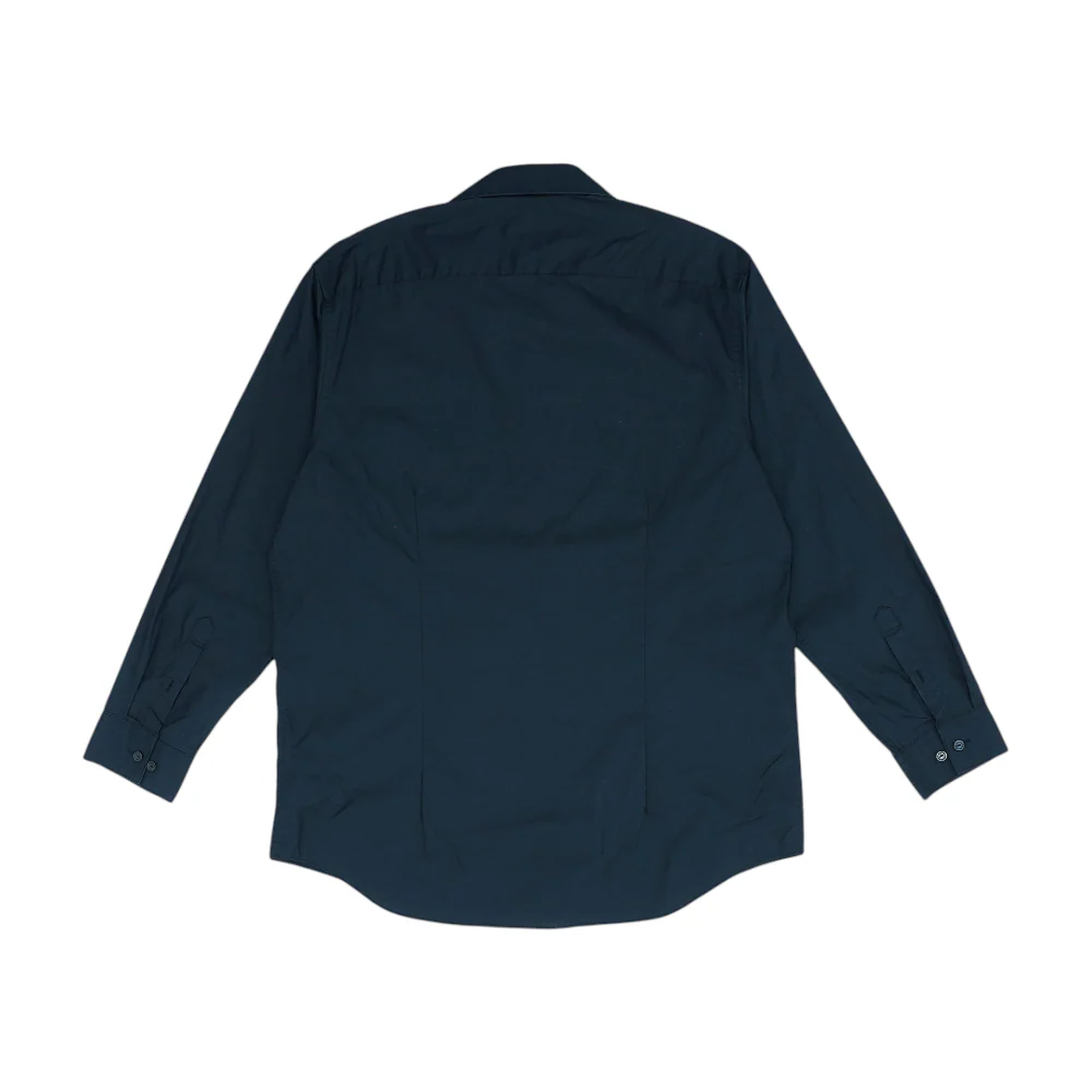 Black Solid Long Sleeve Button Down - Image 2