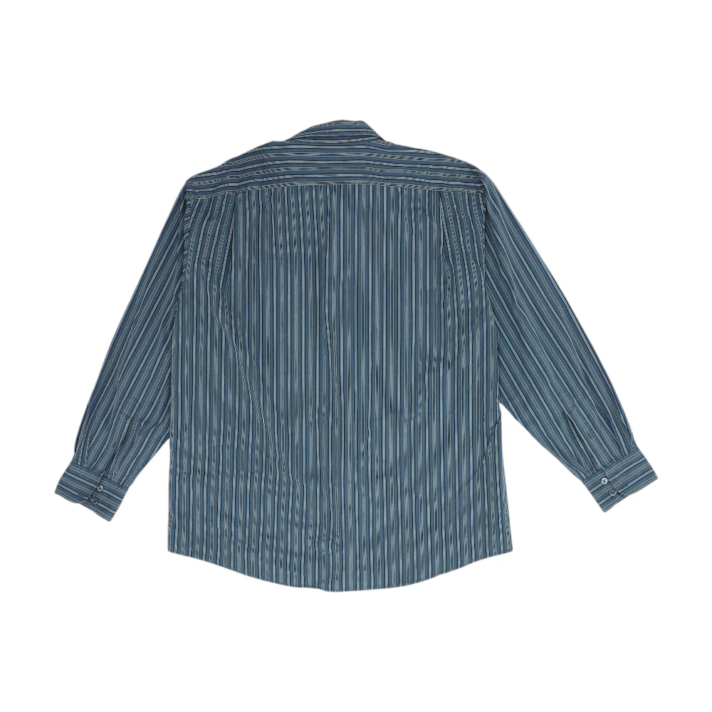 Gray Striped Long Sleeve Button Down - Image 2