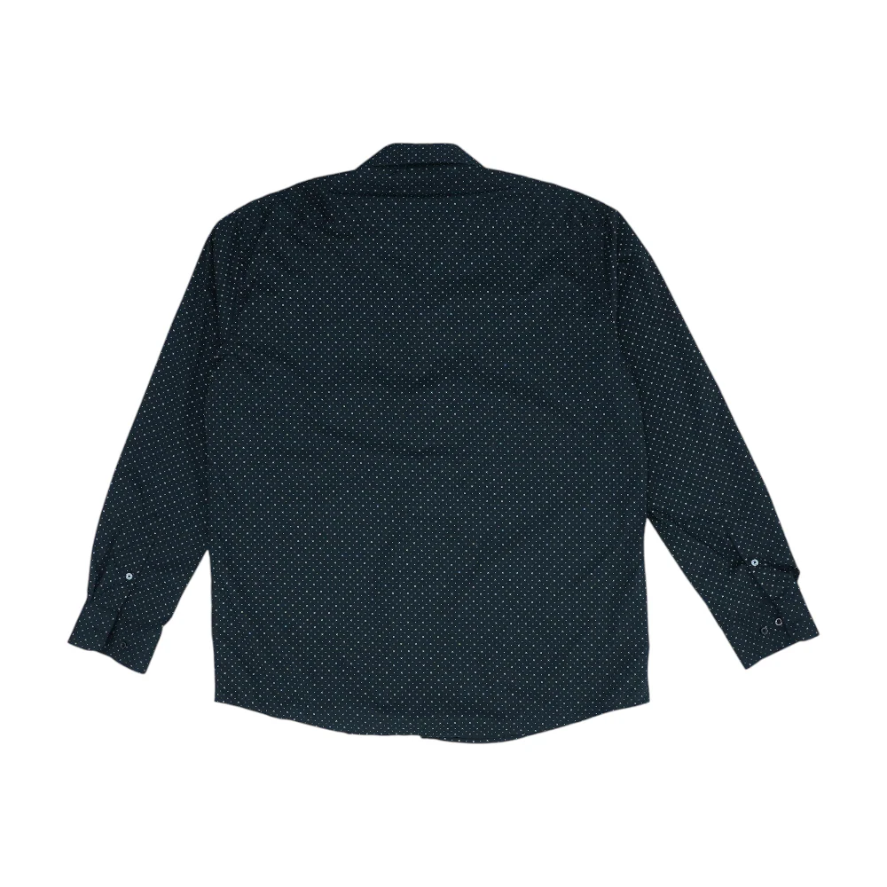 Black Polka Dot Long Sleeve Button Down - Image 2