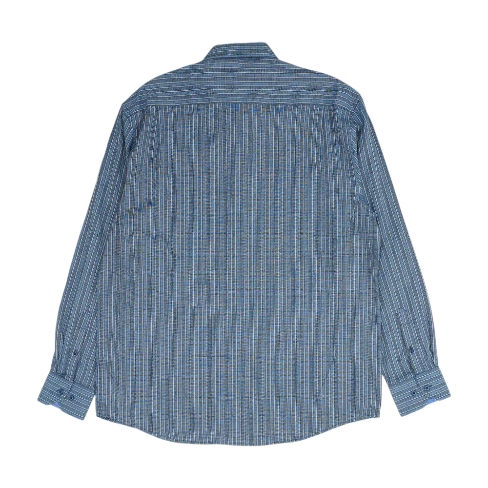 Blue Striped Long Sleeve Button Down - Image 2