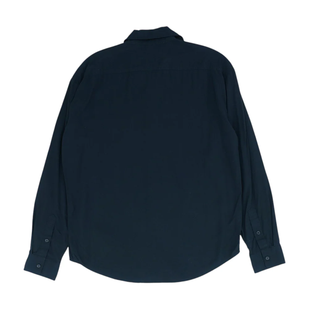 Black Solid Long Sleeve Button Down - Image 2