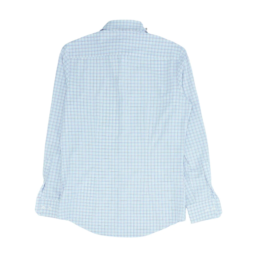 White Plaid Long Sleeve Button Down - Image 2