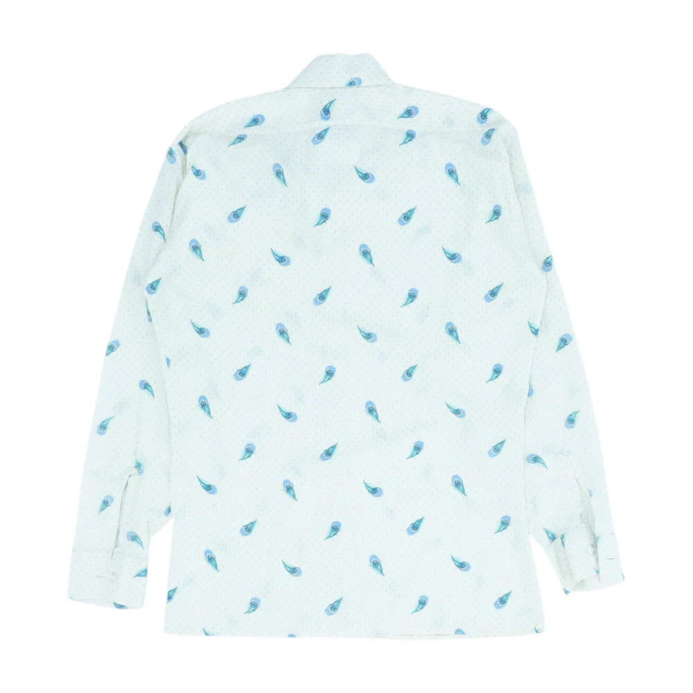 Beige Novelty Long Sleeve Button Down - Image 2