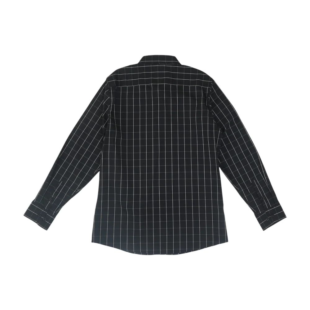 Black Check Long Sleeve Button Down - Image 2