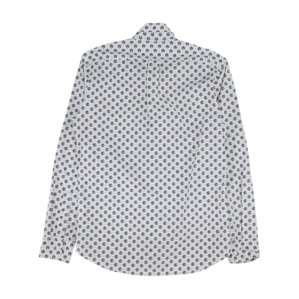 White Floral Long Sleeve Button Down - Image 2