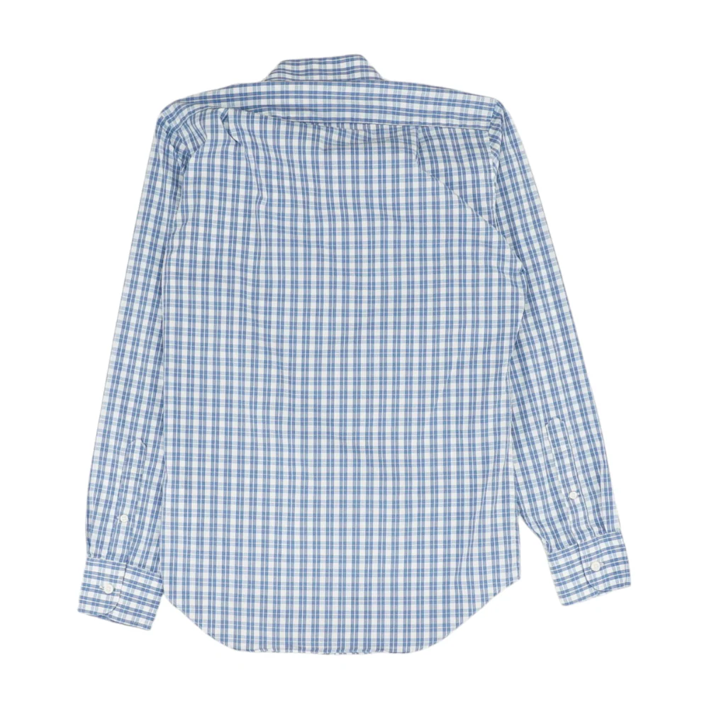 Blue Plaid Long Sleeve Button Down - Image 2