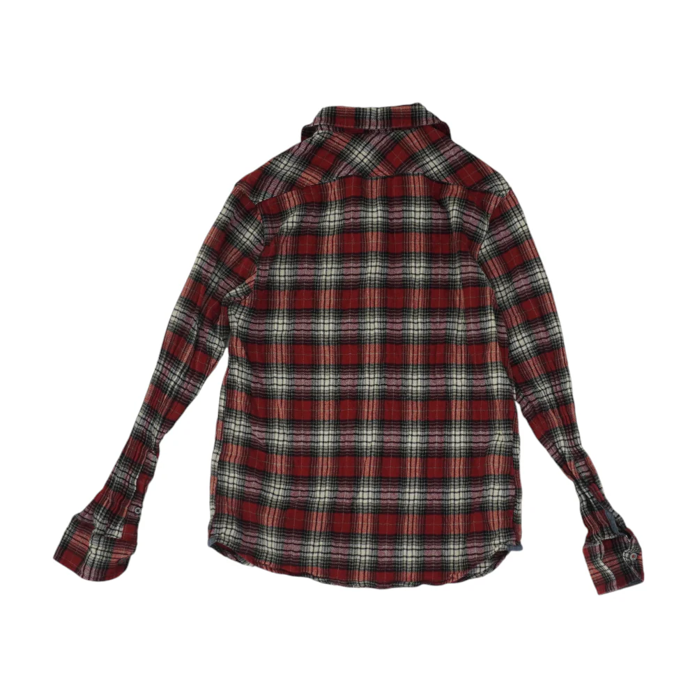 Red Plaid Flannel Button Down - Image 2
