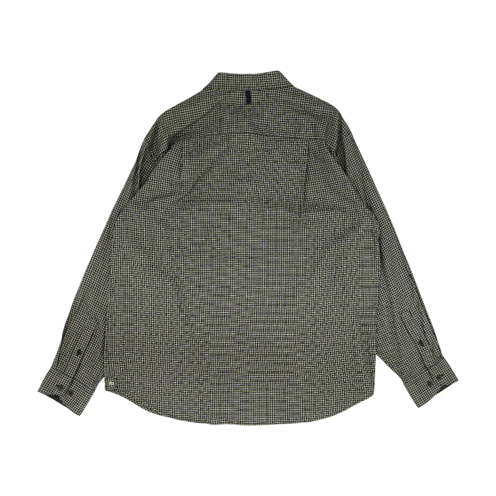 Gray Check Long Sleeve Button Down - Image 2