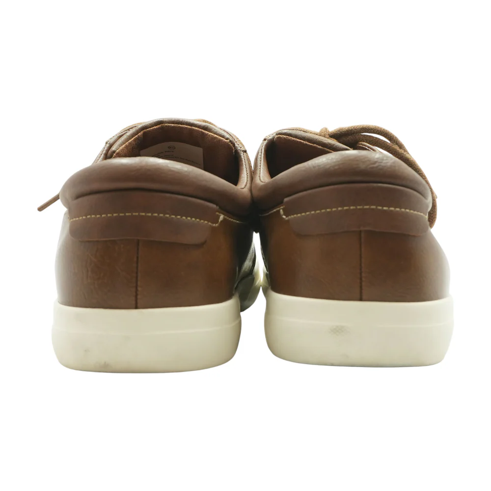 Brown Lace-Up Casual Shoes - Image 2