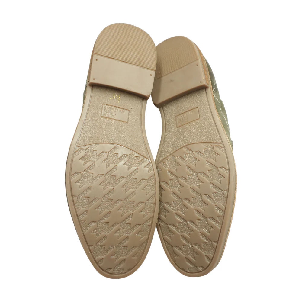 Olive Lace-Up Dress Shoes - Image 3