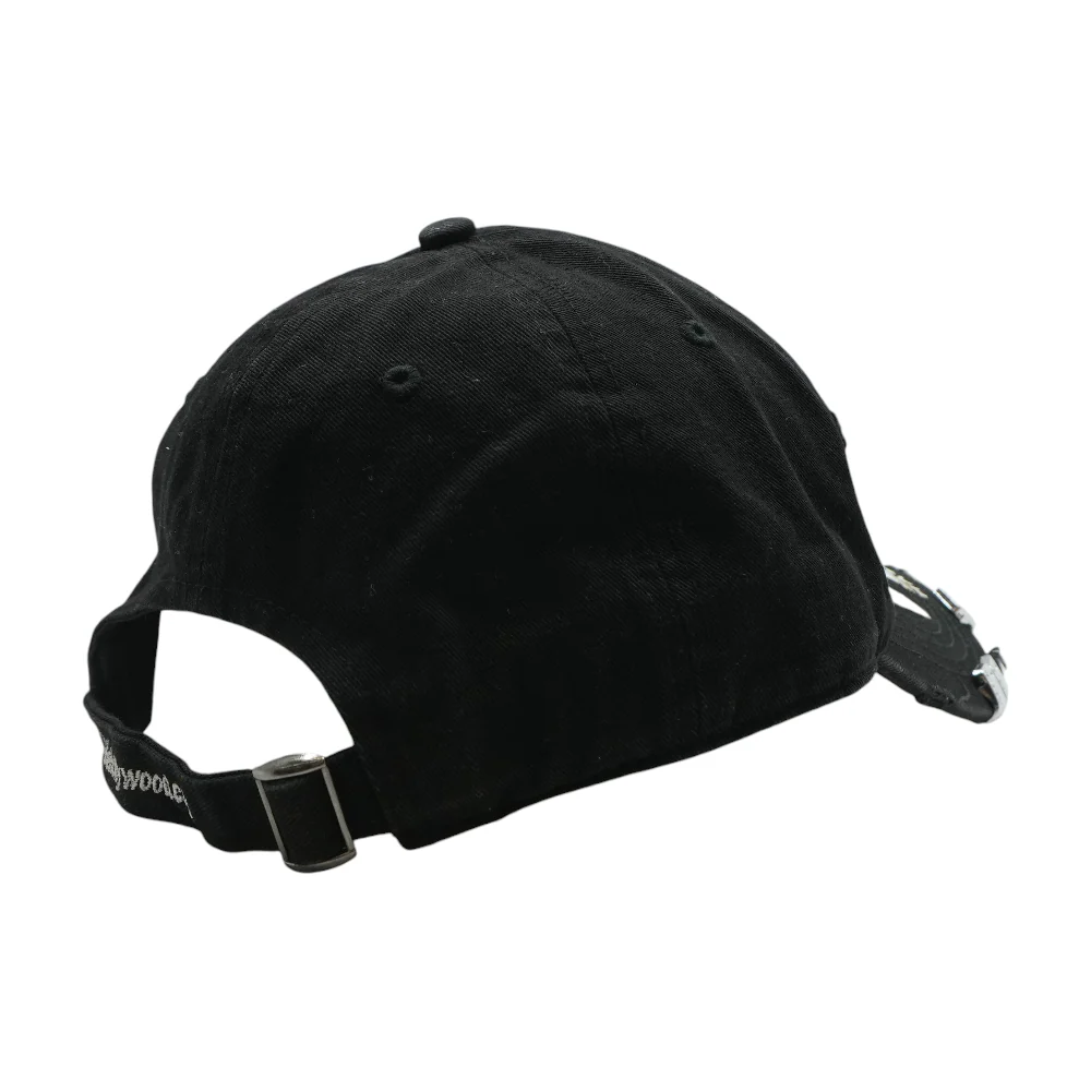 Black Moto Couture Chopper Logo Cap - Image 2