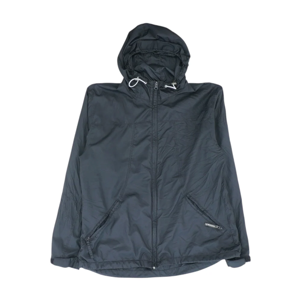 Black Solid Active Jacket