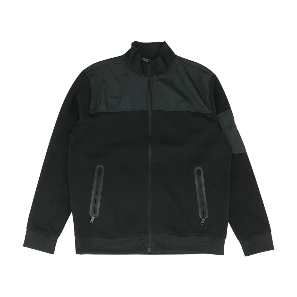 Black Solid Active Jacket
