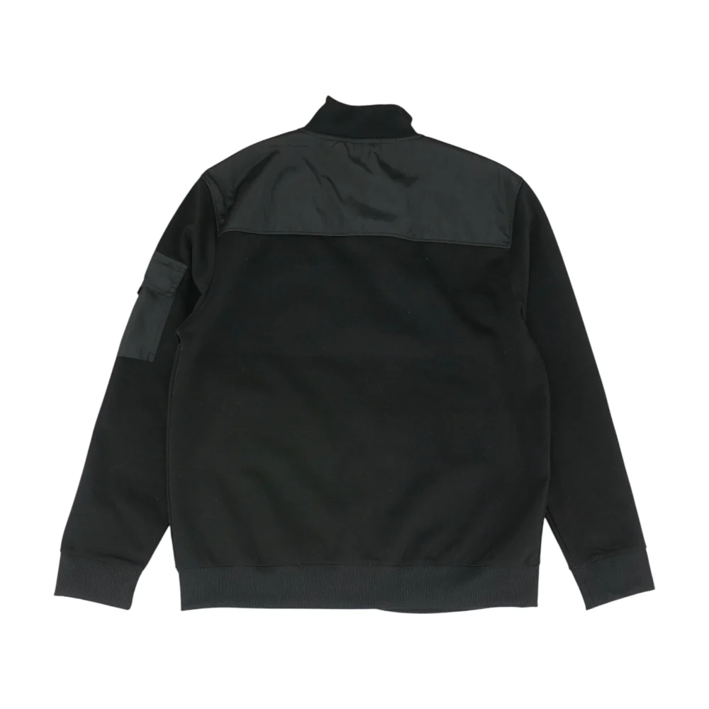 Black Solid Active Jacket - Image 2