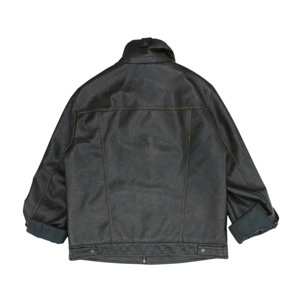 Brown Solid Jacket - Image 2