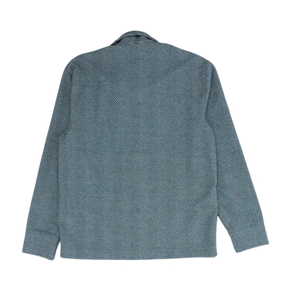 Gray Chevron Coat - Image 2