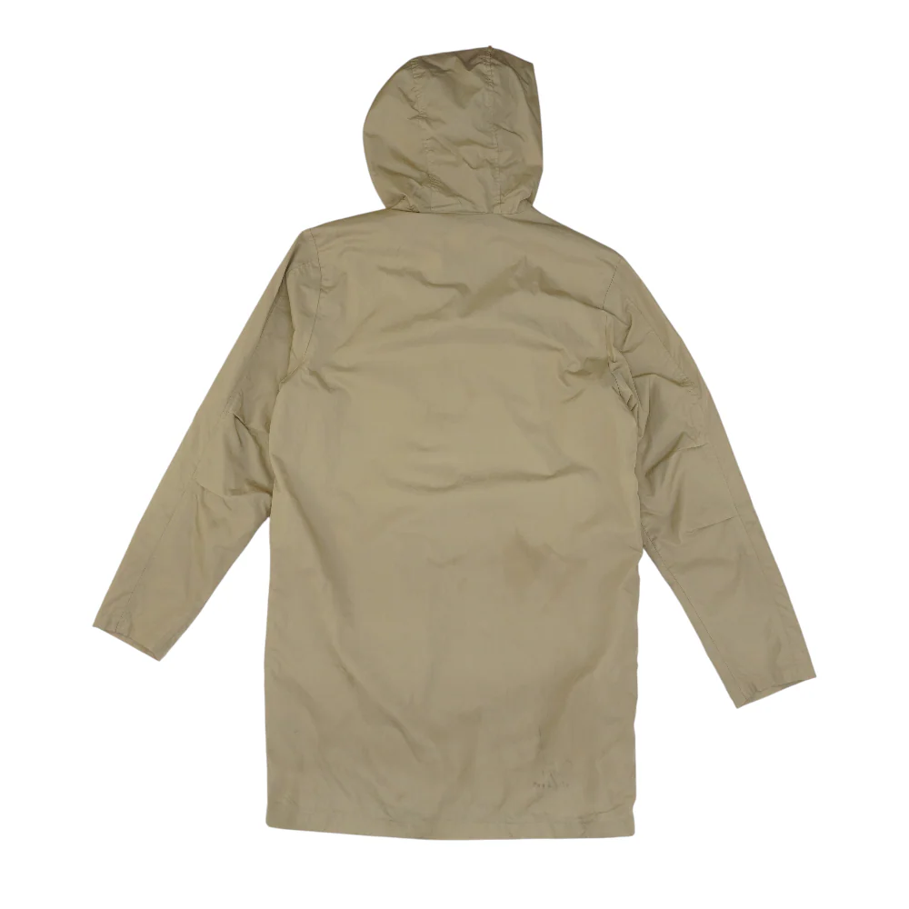 Beige Solid Rain Jacket - Image 2
