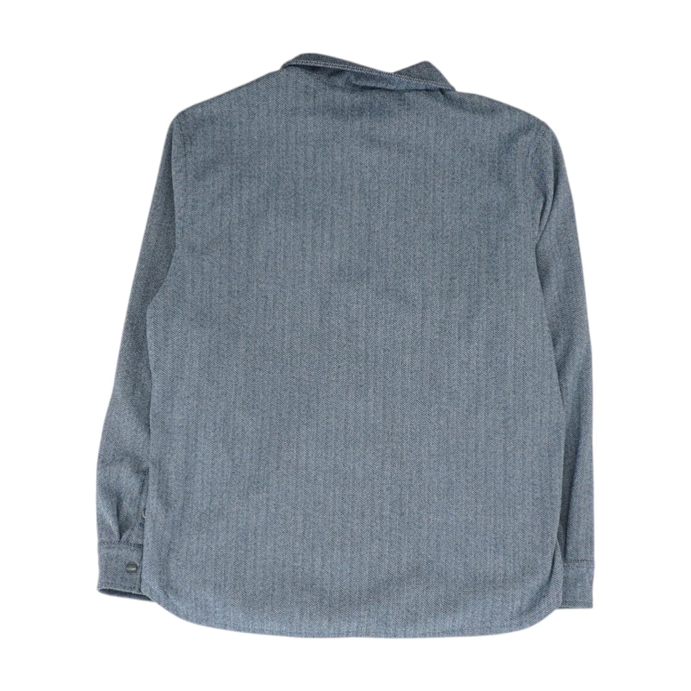 Blue Herringbone Jacket - Image 2