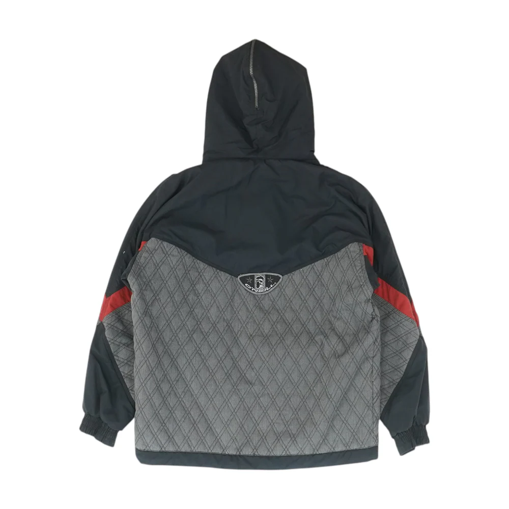 Gray Color Block 1/4 Zip Pullover - Image 2