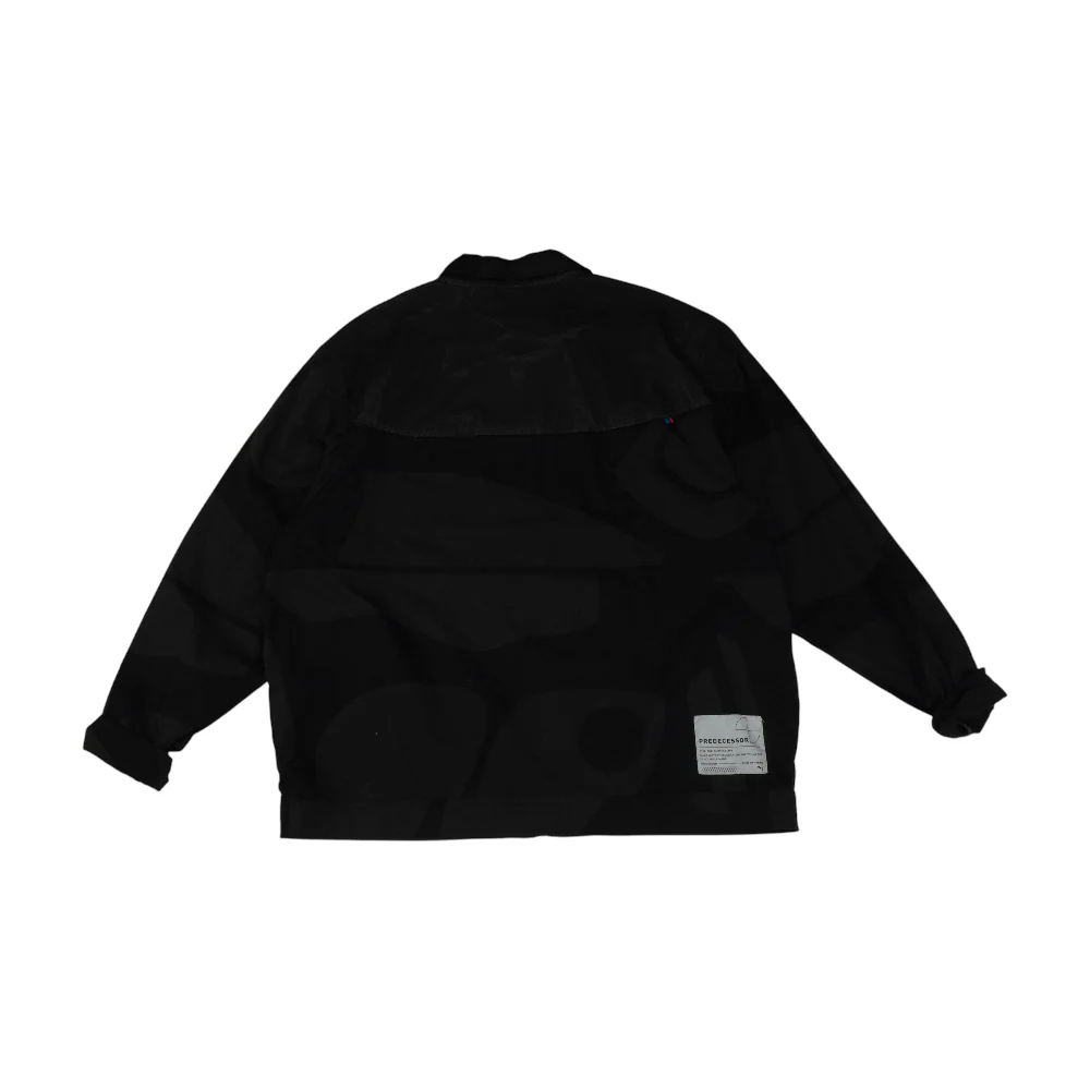 Black Print Active Jacket - Image 2
