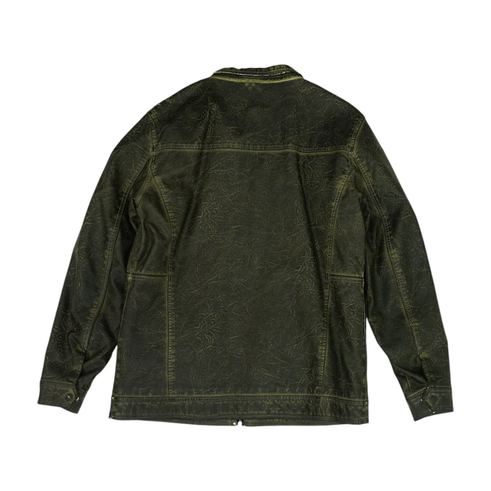 Green Solid Jacket - Image 2