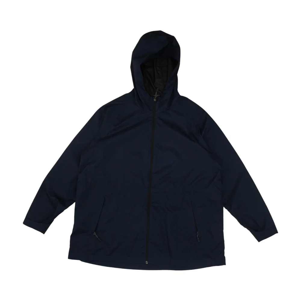 Navy Solid Rain Jacket - Image 2
