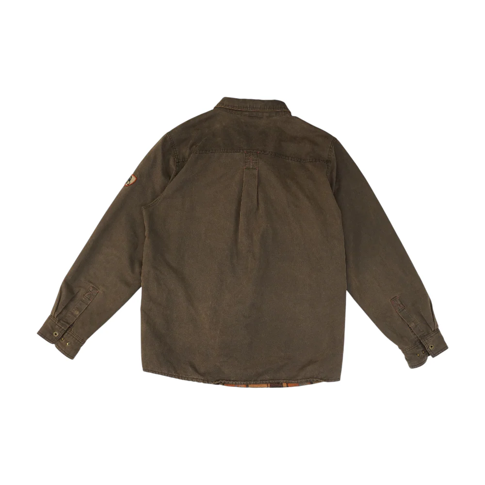 Brown Tall Solid Jacket - Image 2