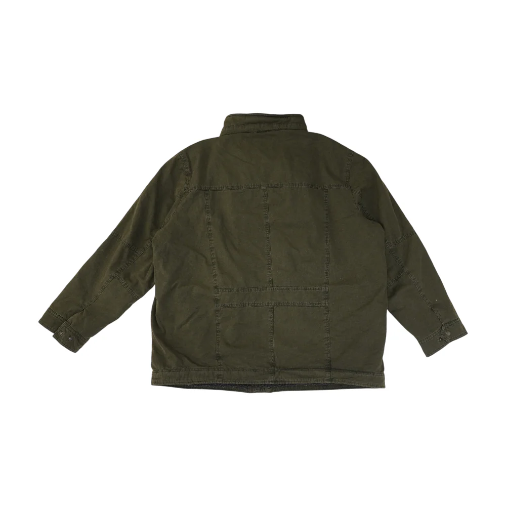 Green Tall Solid Jacket - Image 2
