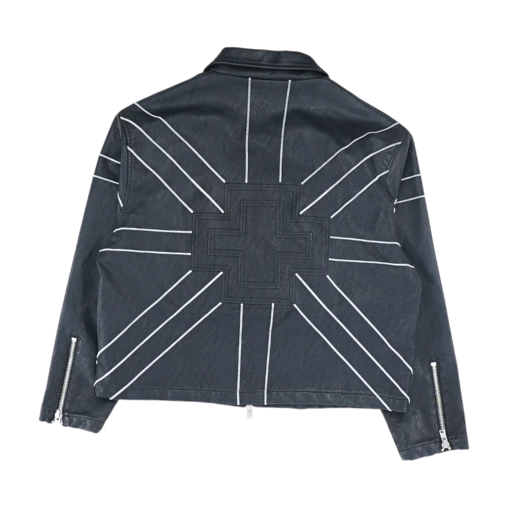 Black Solid Jacket - Image 2