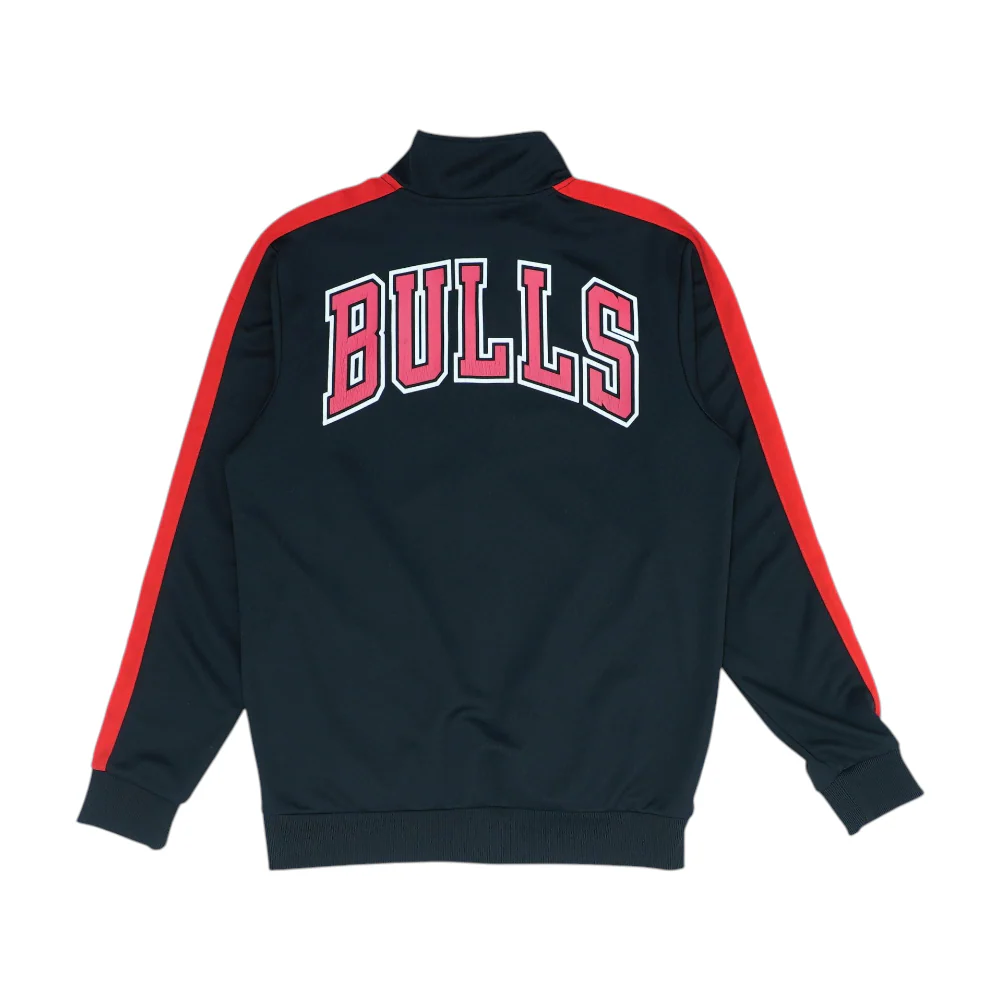 Black Chicago Bulls Solid Active Jacket - Image 2
