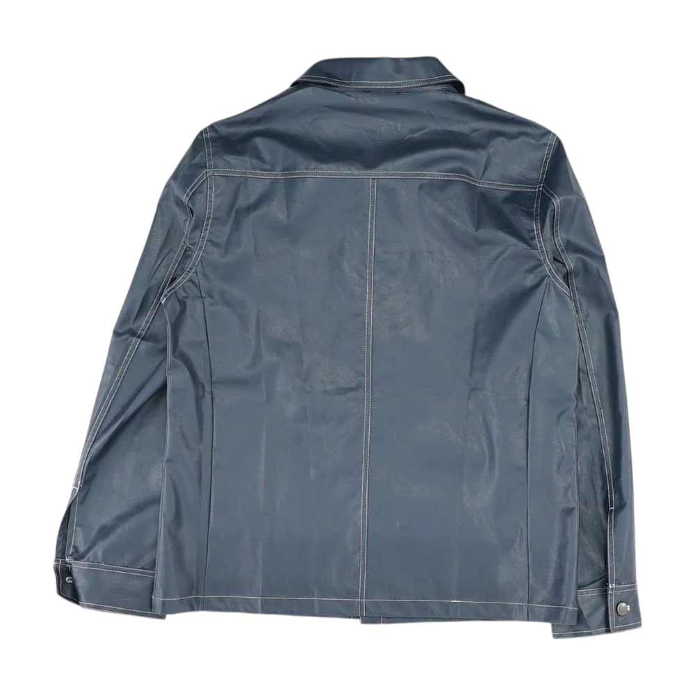 Navy Solid Jacket - Image 2