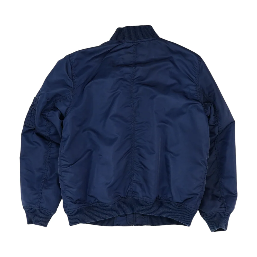 Navy Solid Jacket - Image 2