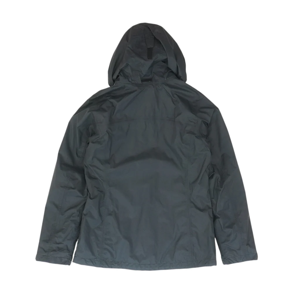 Black Solid Rain Jacket - Image 2