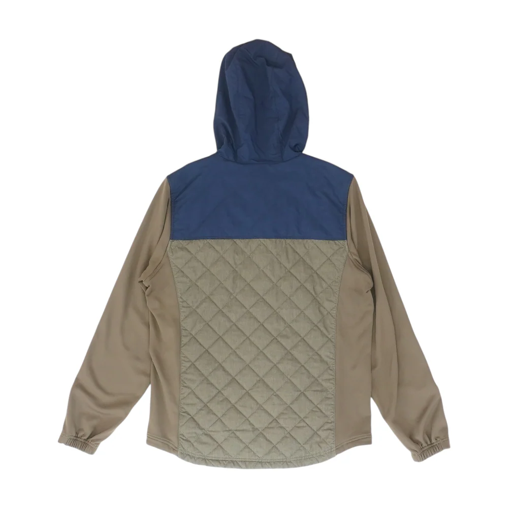 Brown Color Block Jacket - Image 2