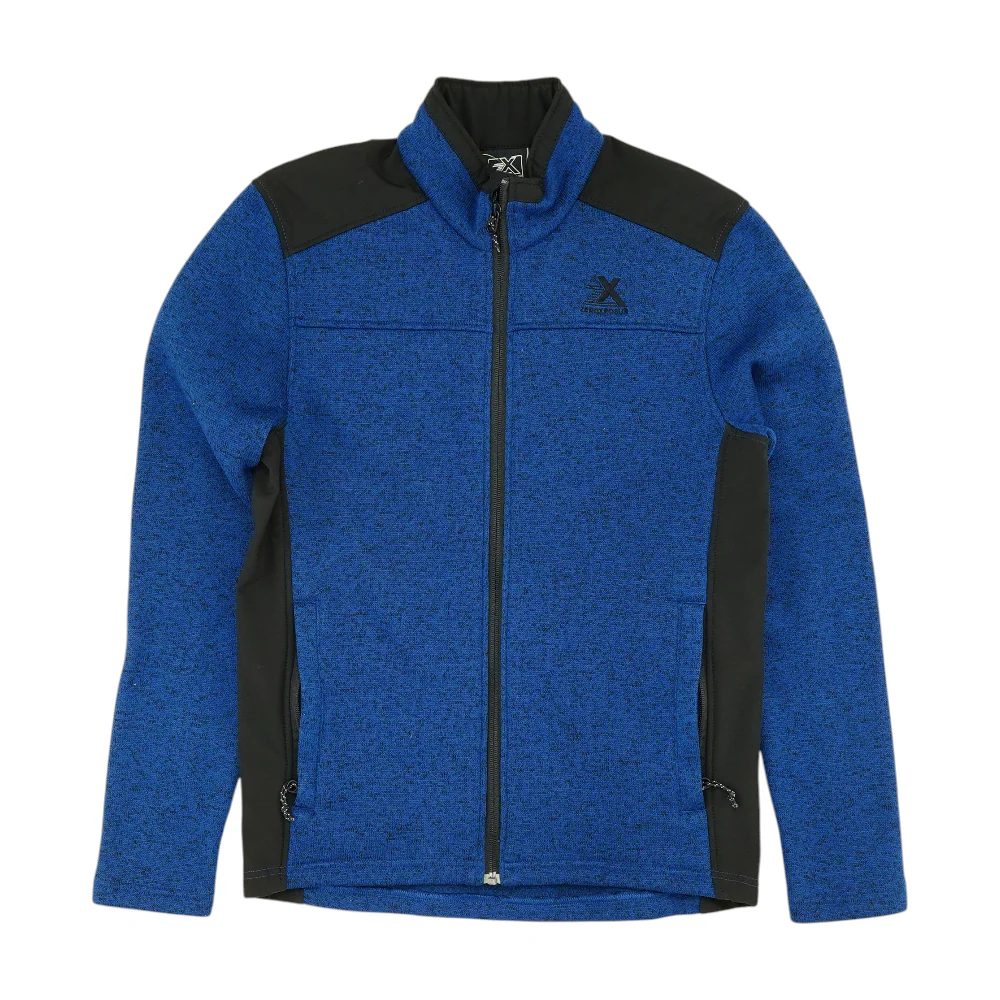 Blue Solid Active Jacket