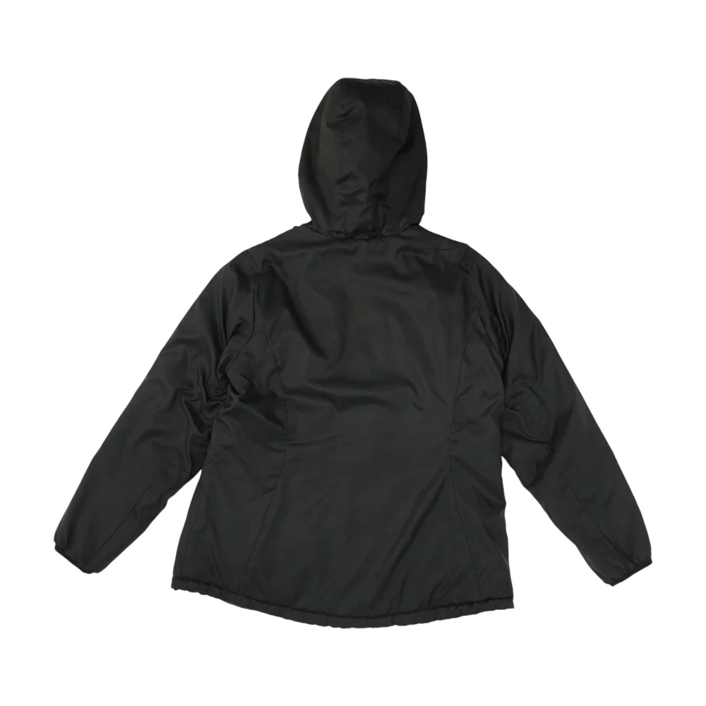 Black Solid Reversible Jacket - Image 2