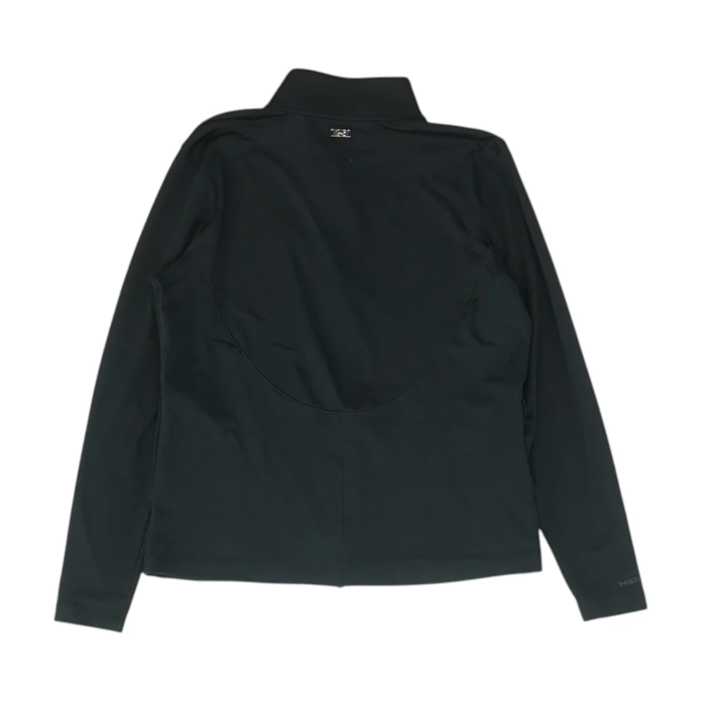 Black Solid Active Jacket - Image 2