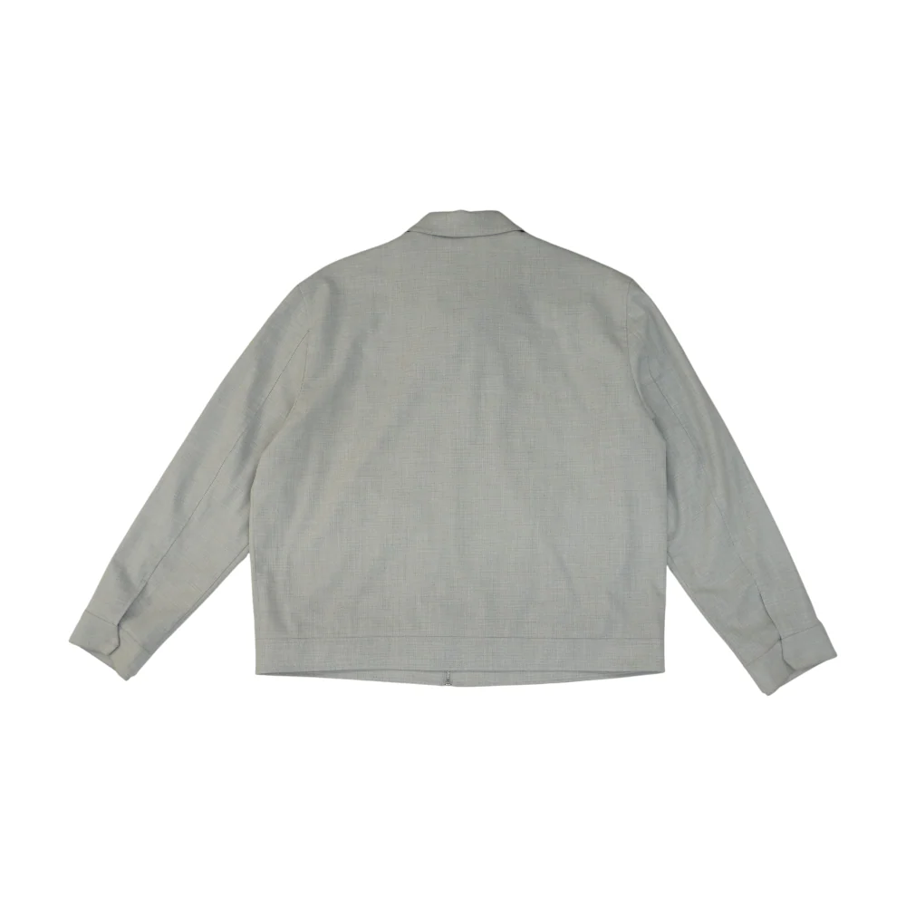 Gray Solid Jacket - Image 2