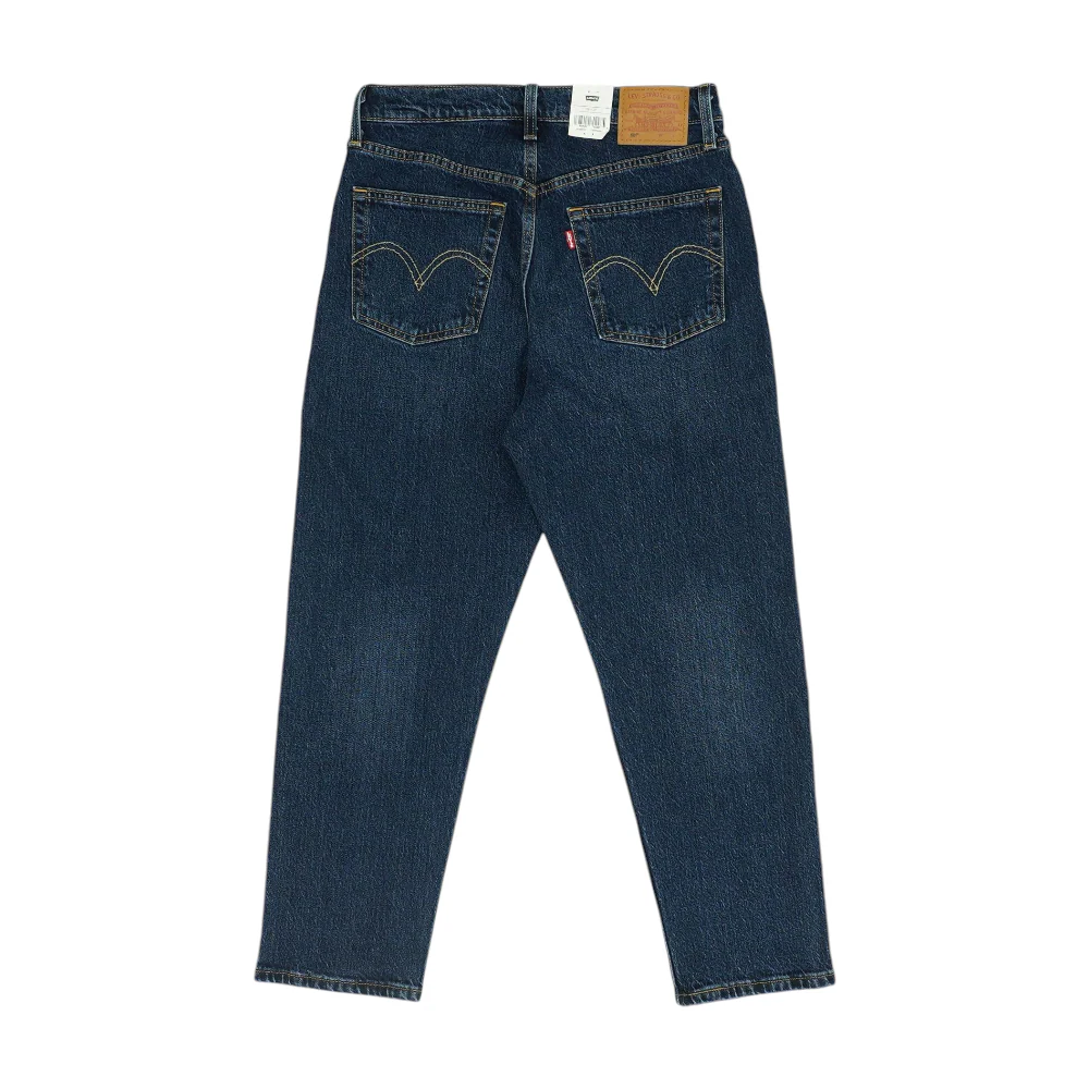 501 Navy Straight Jeans - Image 2