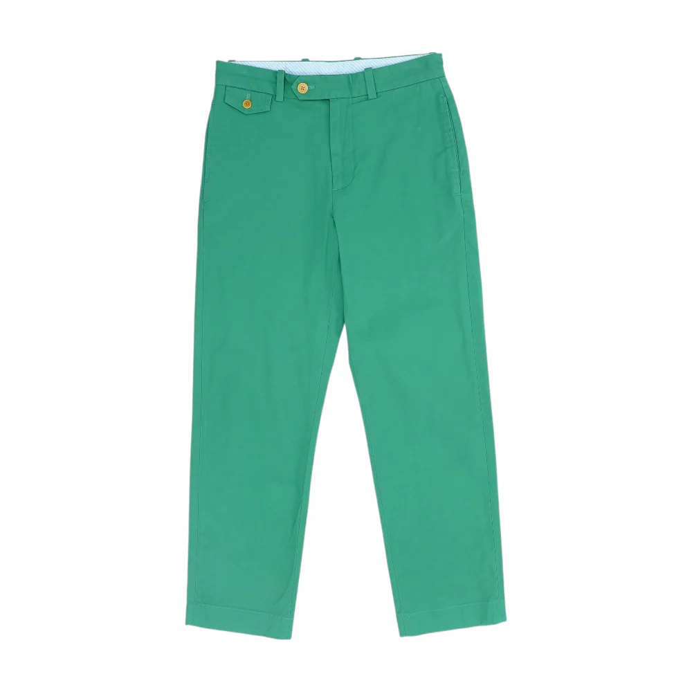 Green Straight Pants