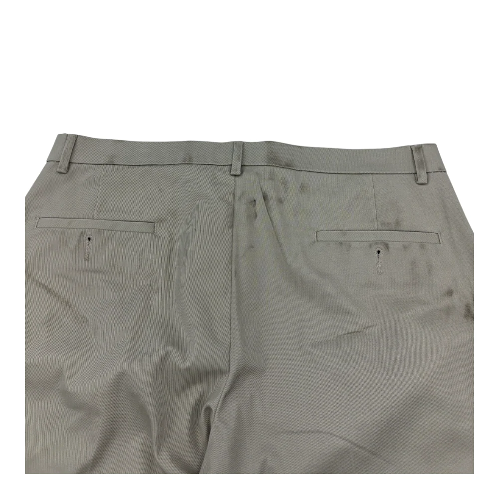 Beige Straight Pants - Image 3