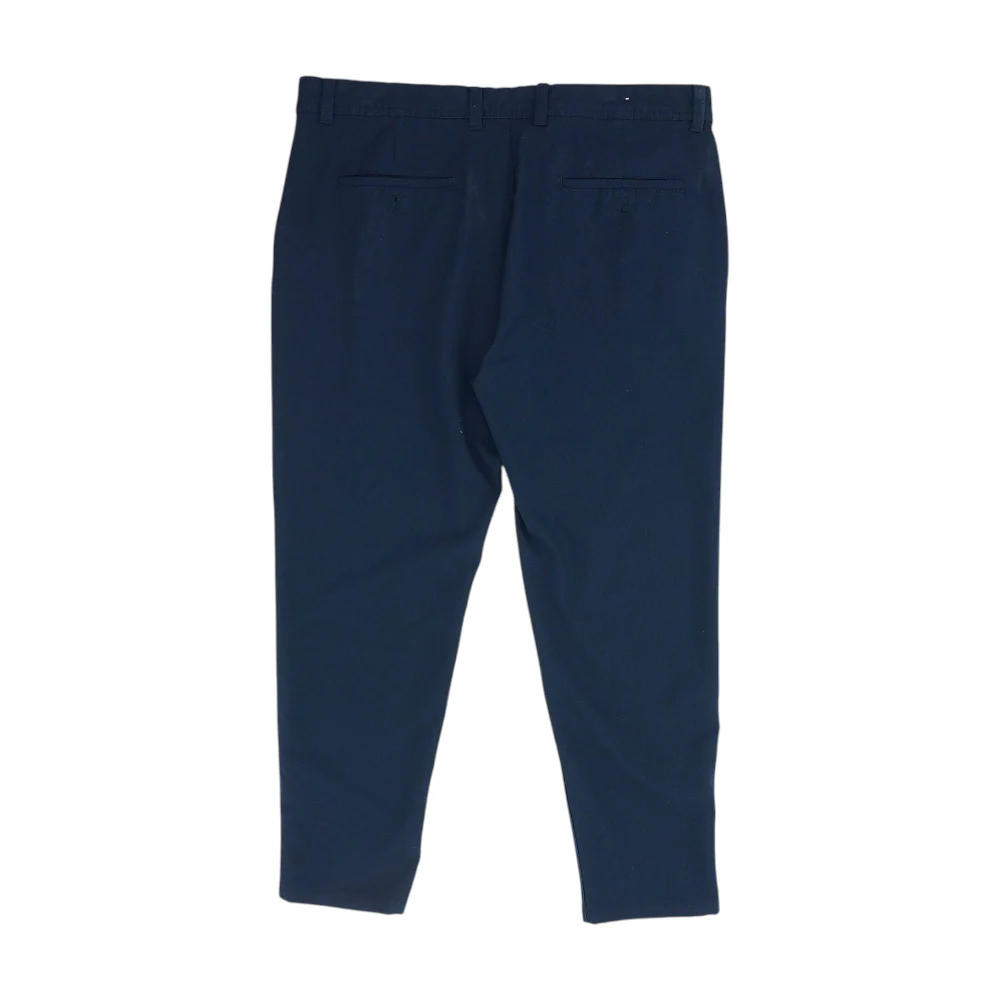 Navy Check Regular Pants - Image 2
