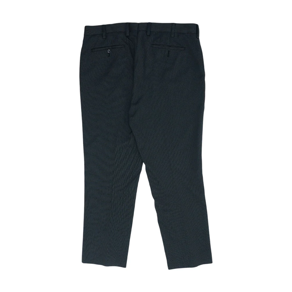 Black Striped Regular Pants - Image 2
