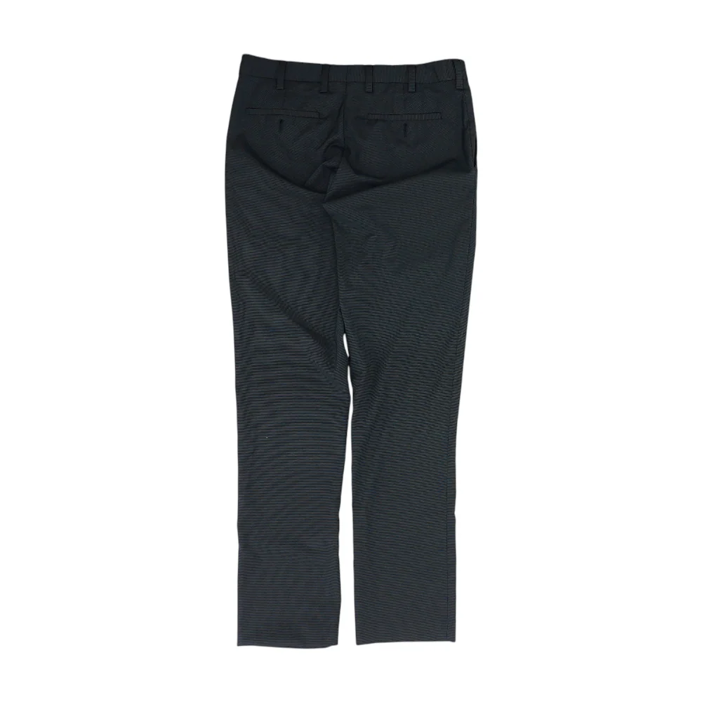 Navy Striped Slim Pants - Image 2